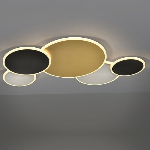 Imagine Plafoniera LED Schuller Umbra Black-Gold-White 48W 3000k 236322